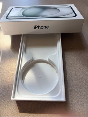 Free with any purchase Apple iPhone 14 Plus Box - White/Black BOX ONLY